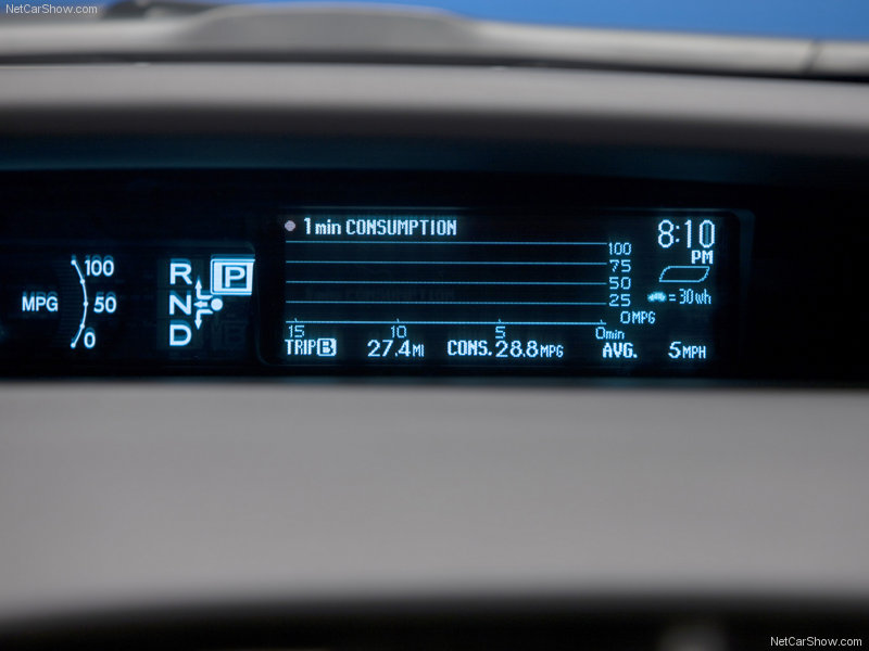 Illustration for article titled New Prius Hybrid Dashboard Photos